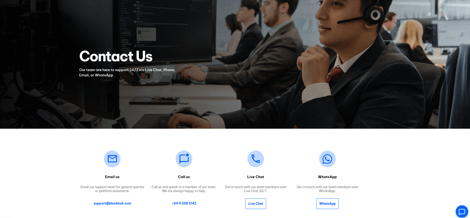 Blackbull markets contacts