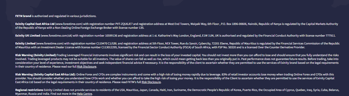 FXTM legit broker