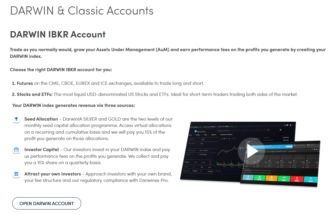 Darwinex Broker accounts