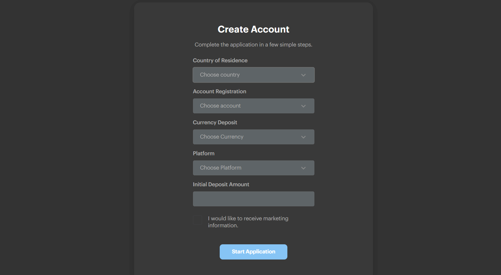 ATC open account