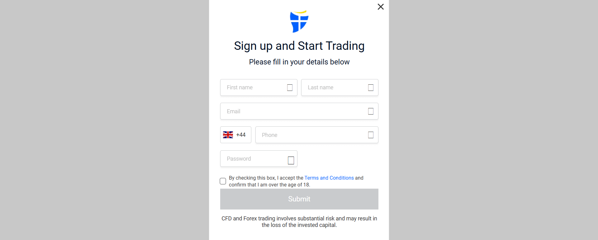 CMTrading Register