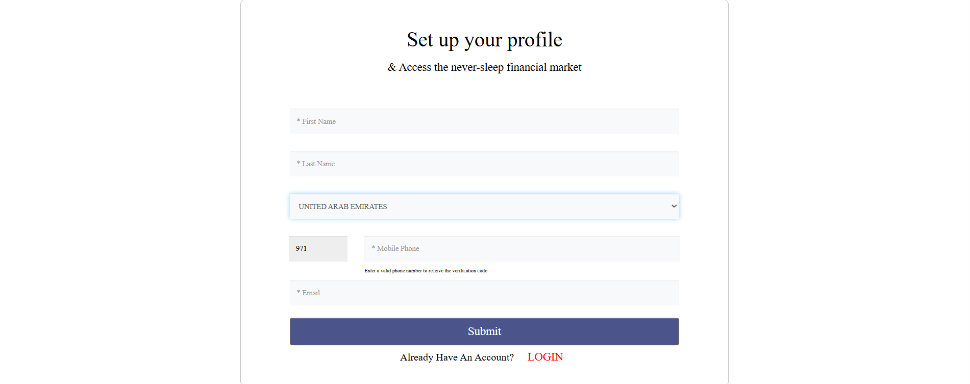 FxGrow Register