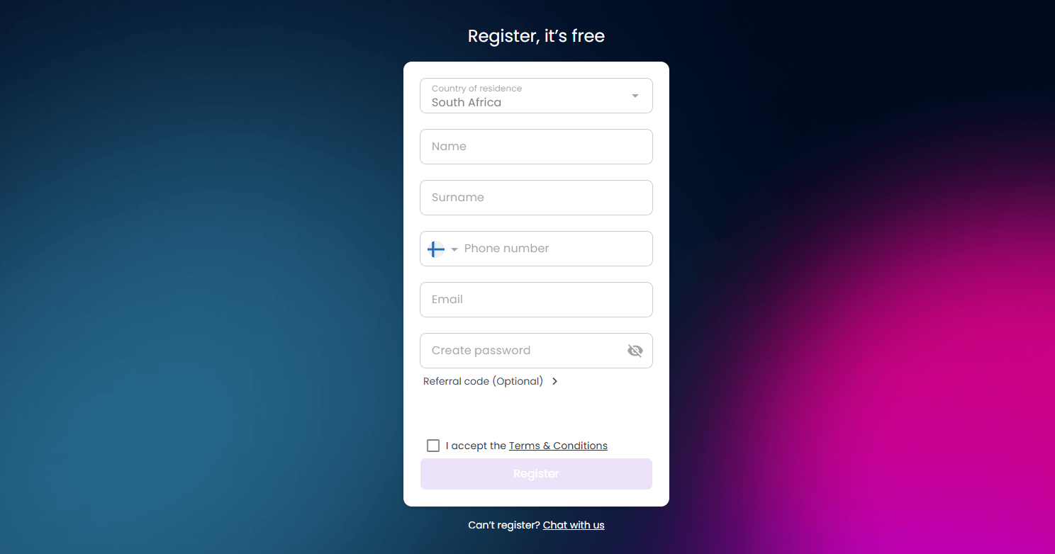 Traze register