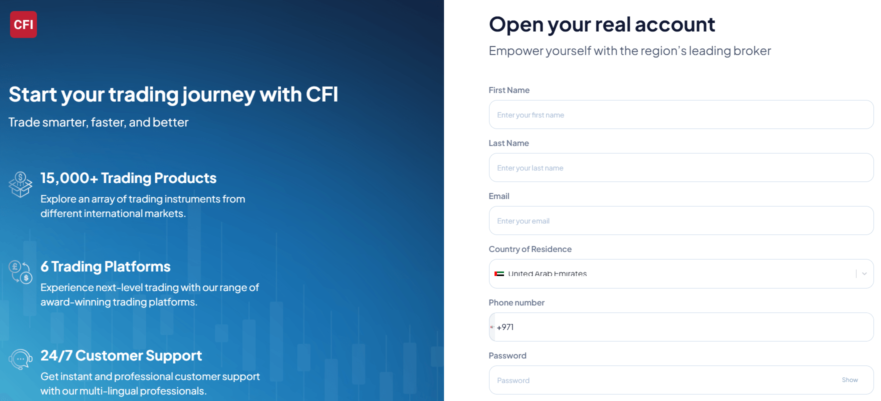 CFI singup