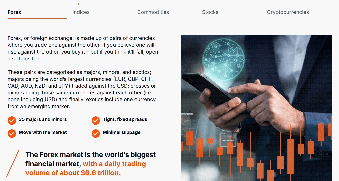 trade nation tradable assts