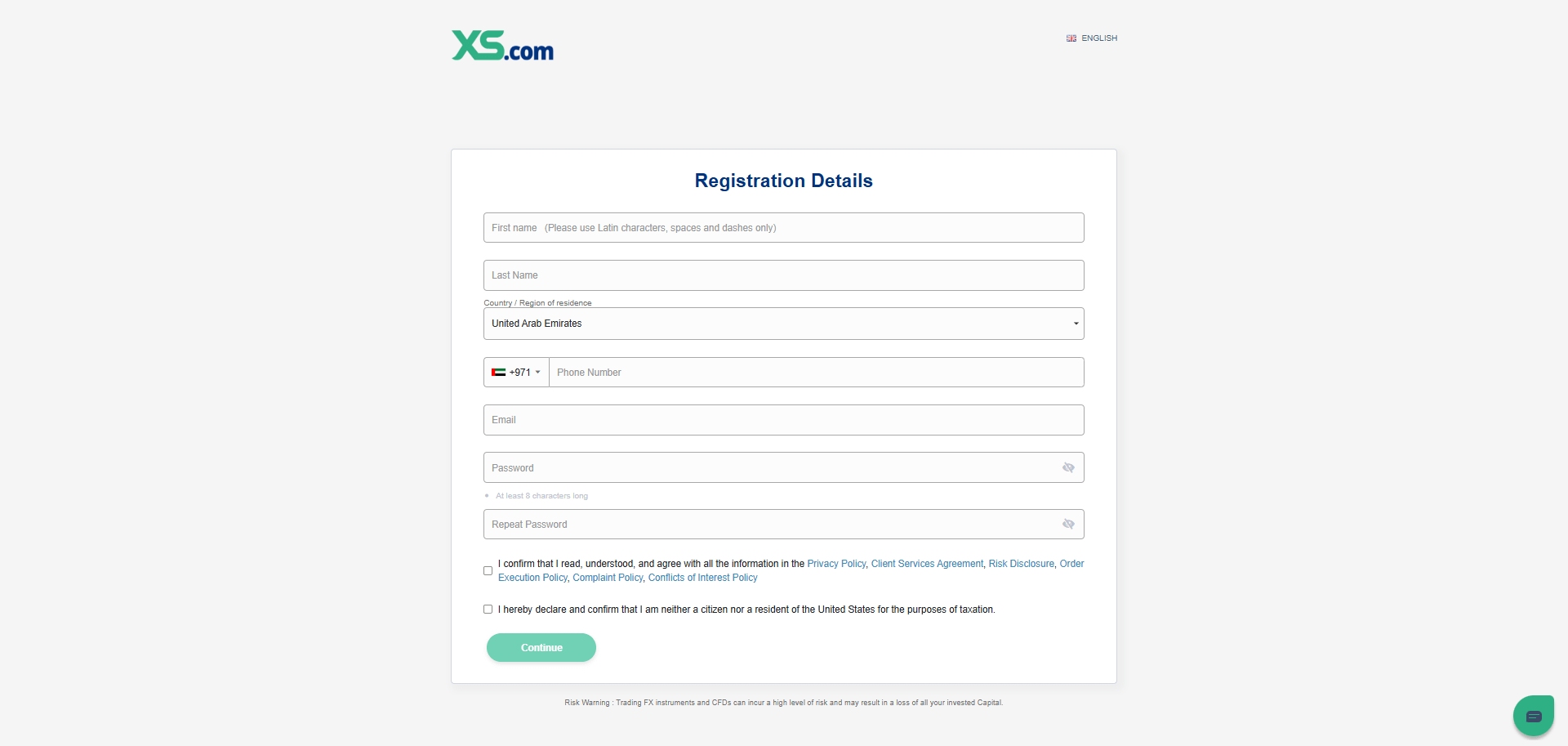 xs register