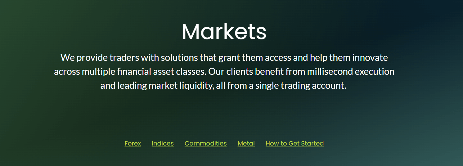 Advanced Markets assets