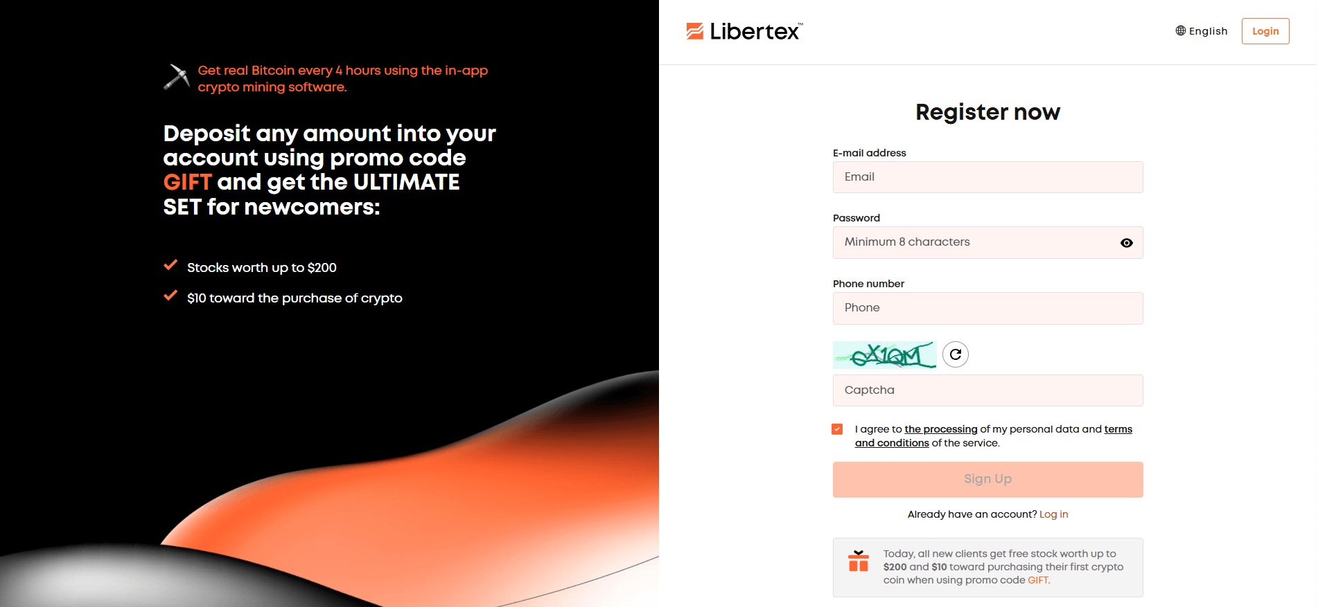 Libertex register
