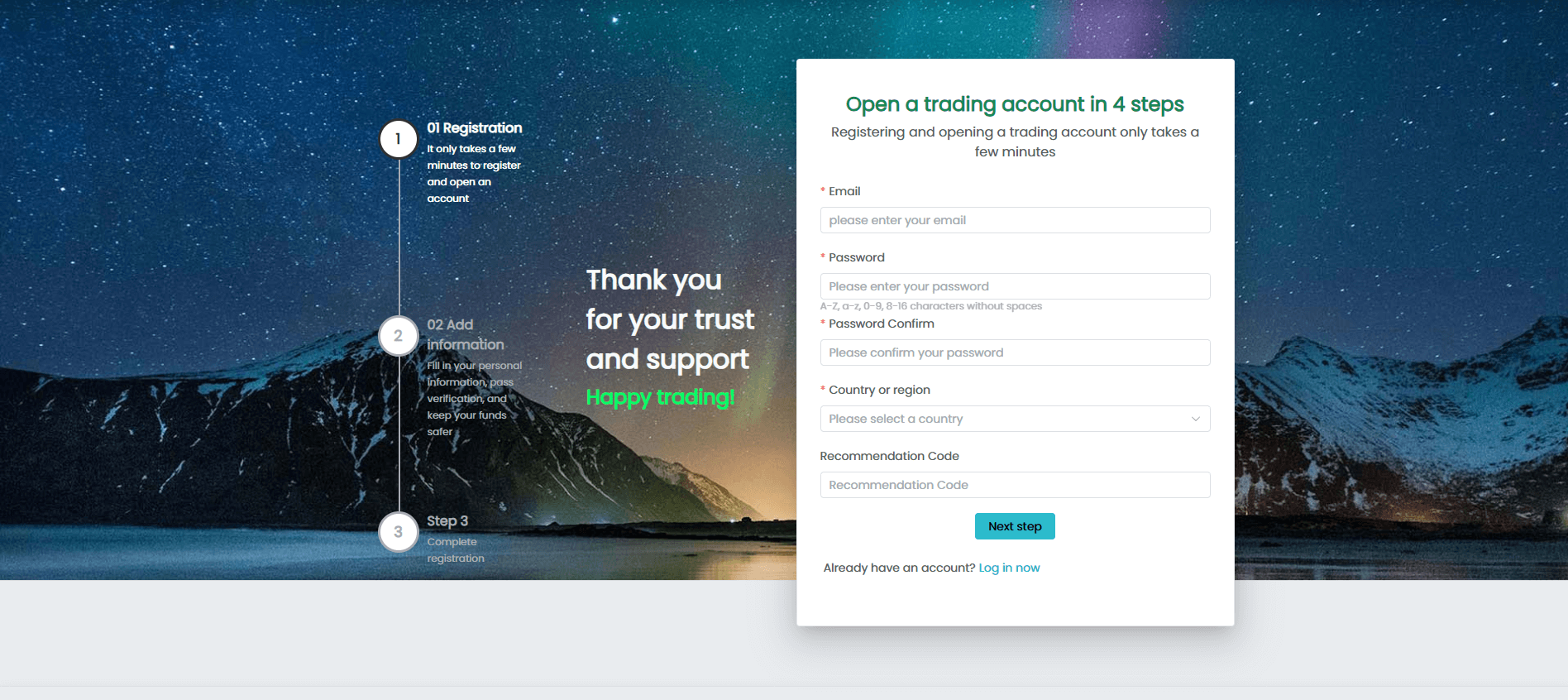 gvdmarkets register