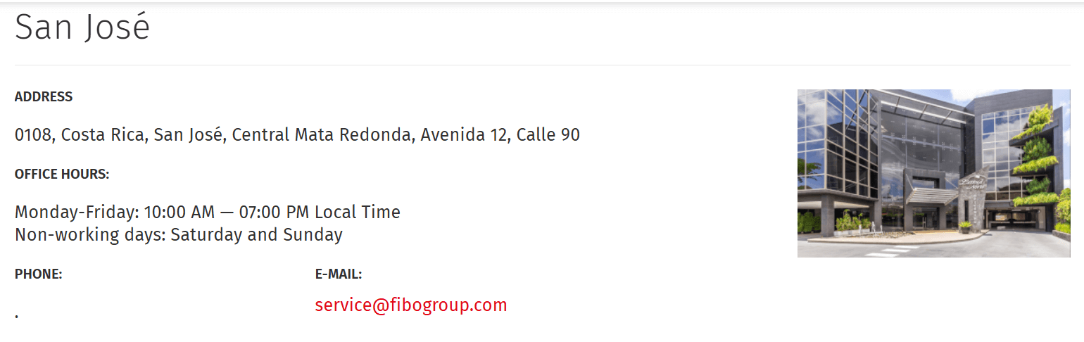 fibo group contact