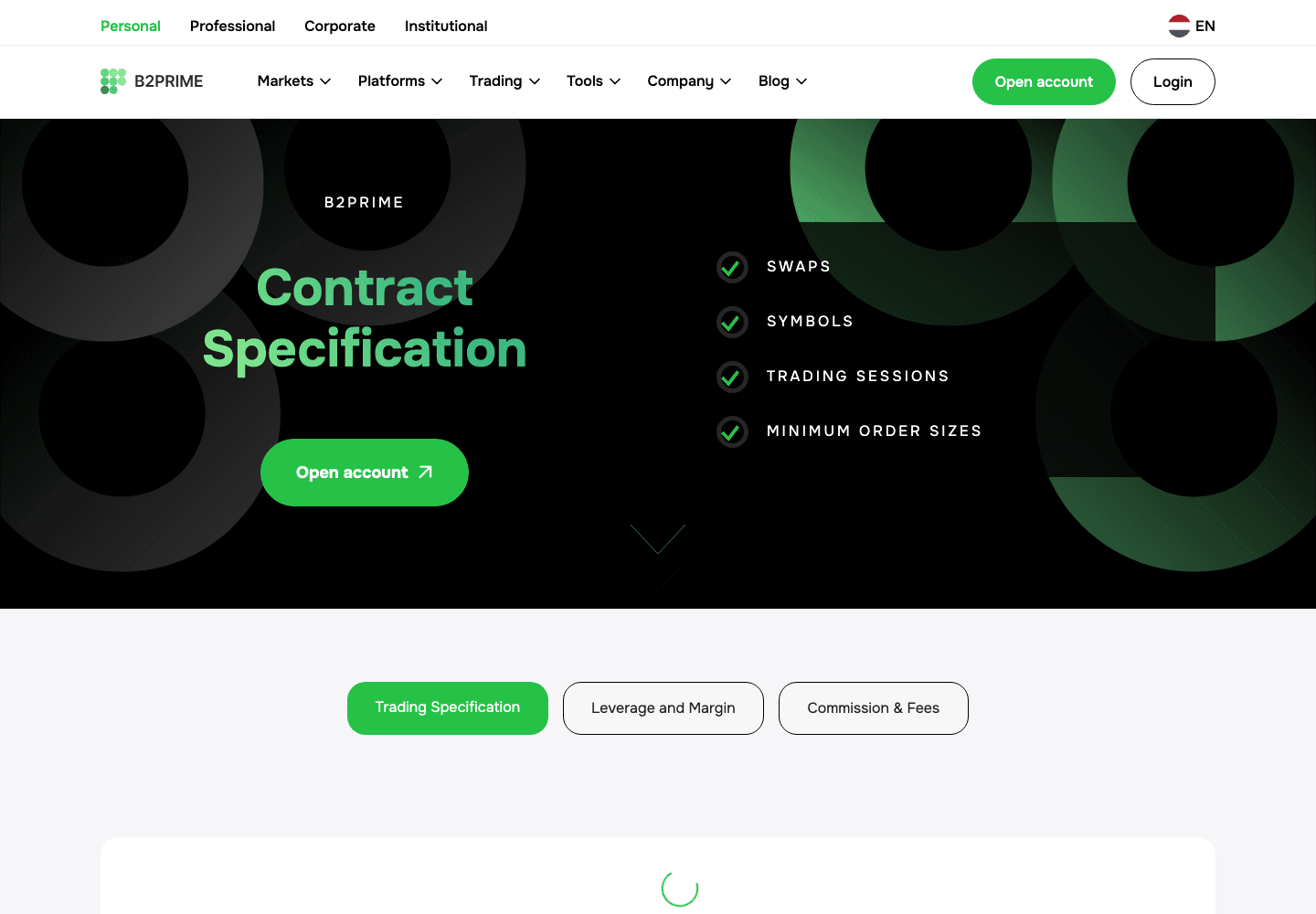 B2Prime deposit and withdrawal options