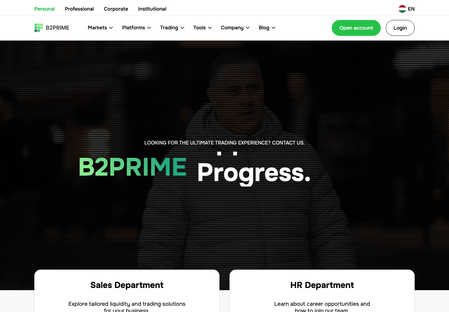 B2Prime contact and support page