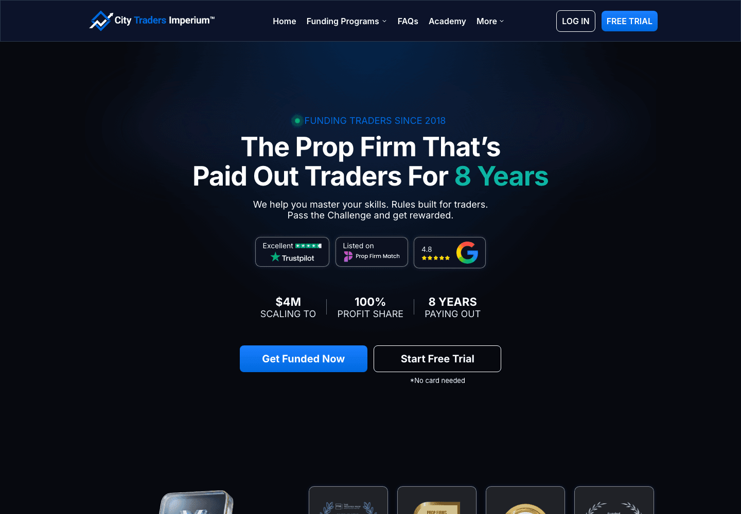 City Traders Imperium homepage
