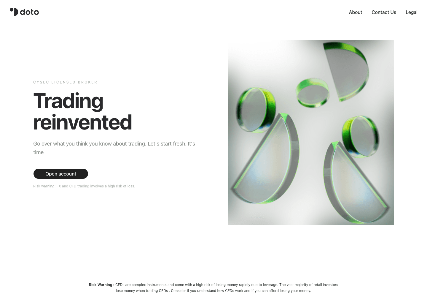 The Doto Europe Ltd homepage at doto.eu, fetched through an Indonesia-targeted exit and rendered locally