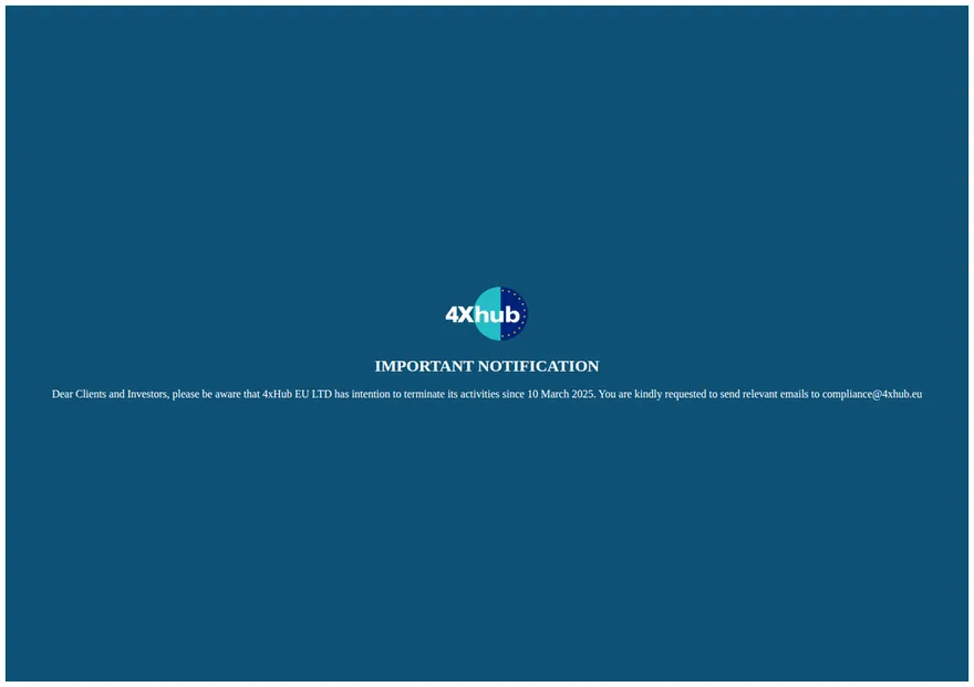 4XHUB EU ae-root page as we captured it