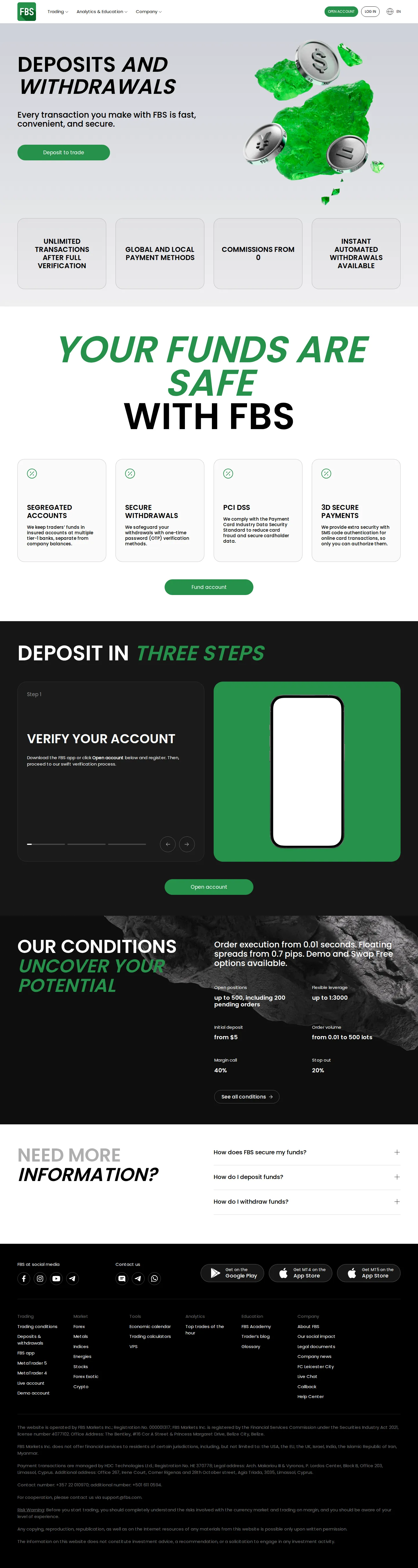 FBS AE fees page as we captured it