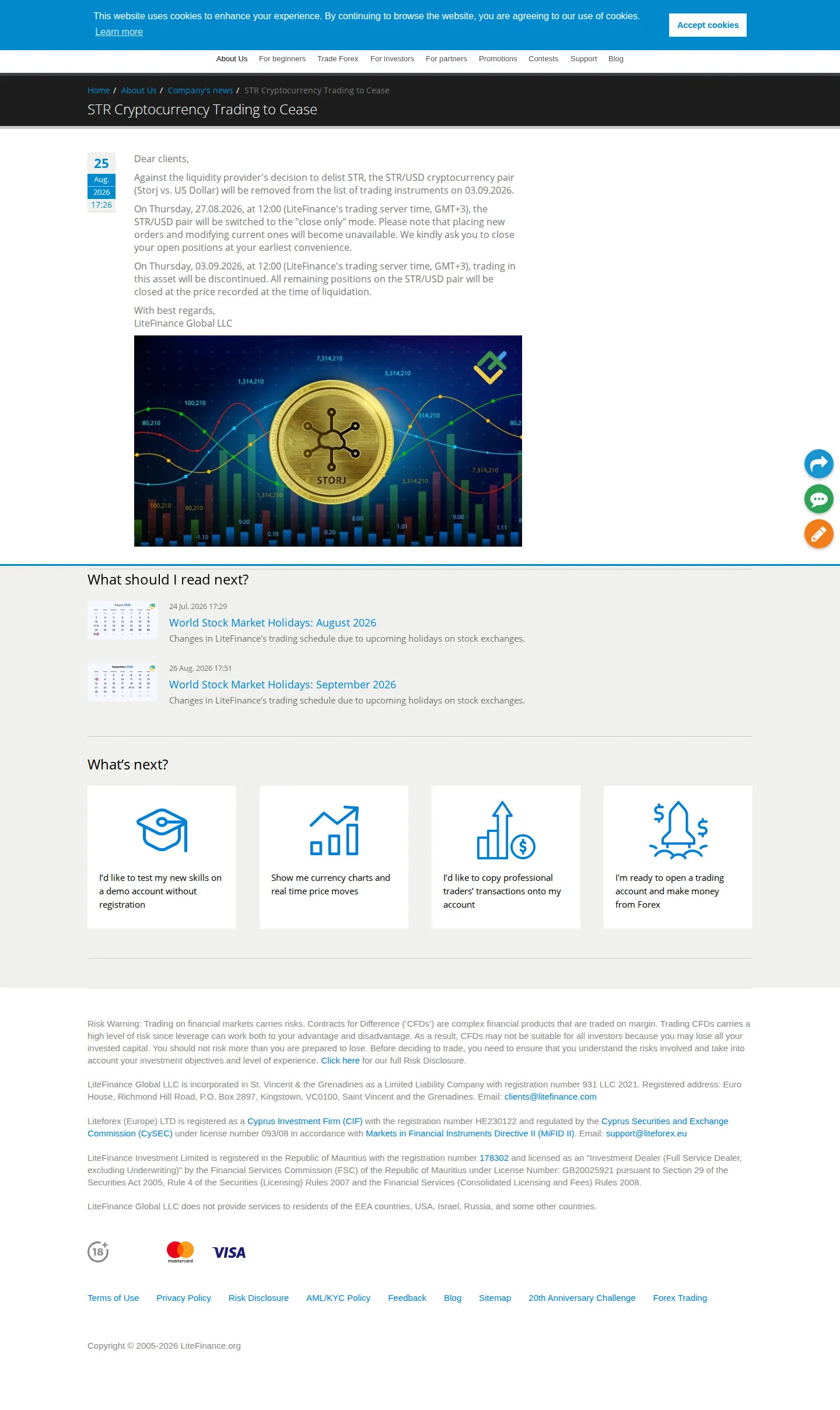 LiteFinance GB about-2 page as we captured it