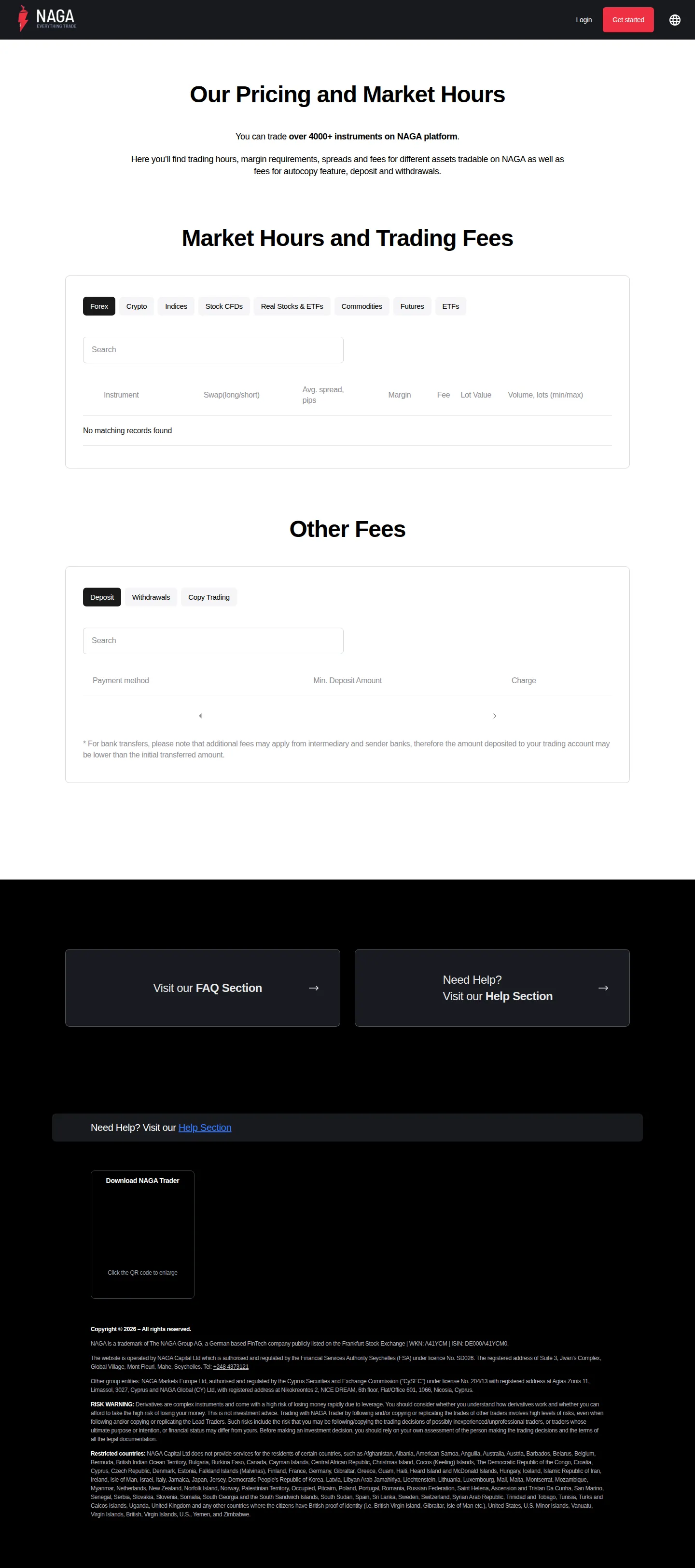 NAGA GB fees-2 page as we captured it