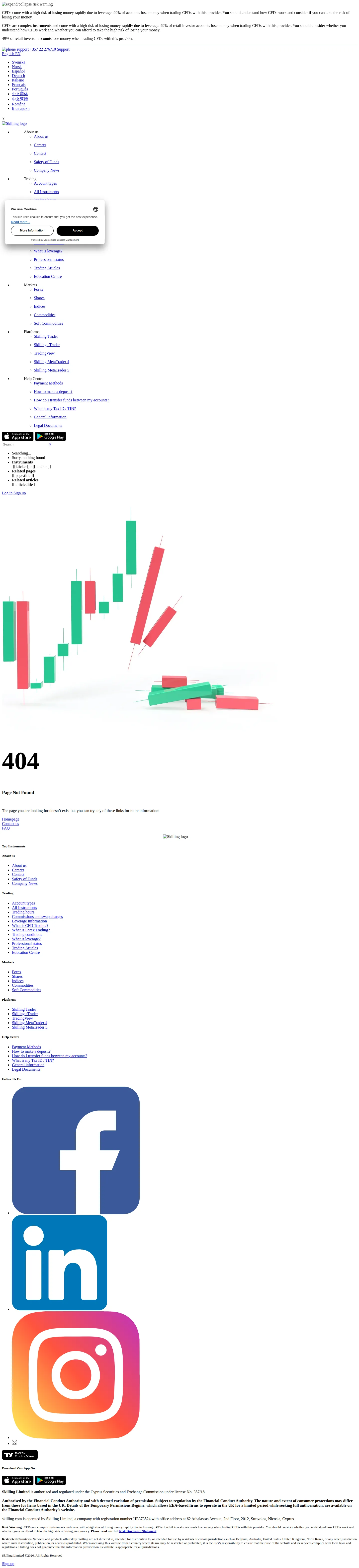 Skilling GB risk page as we captured it
