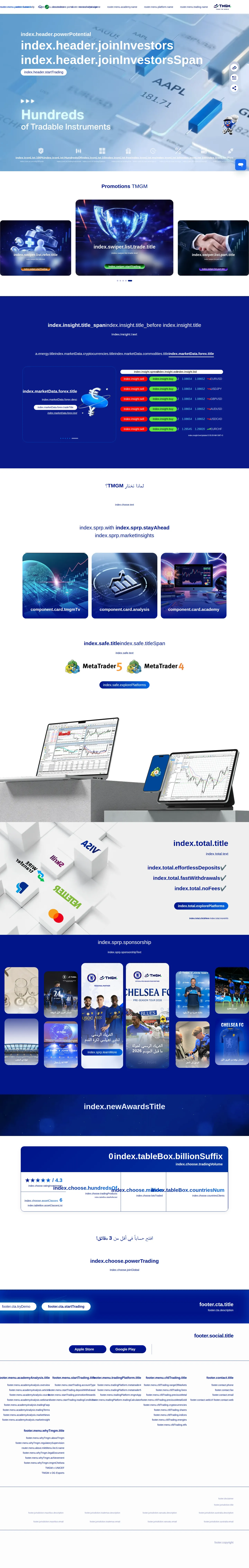 TMGM AE terms page as we captured it